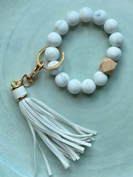 Beaded Bracelet Keychain