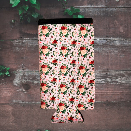 Floral Slim Fit koozie